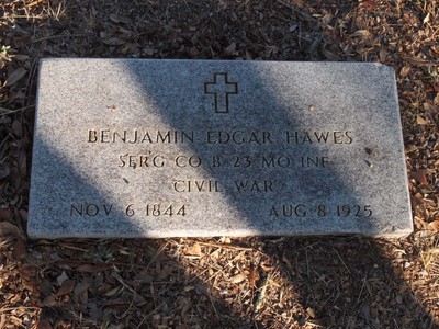 Hawes, Benjamin Edgar, Bryan City Cem, Brazos Co, TX.jpg