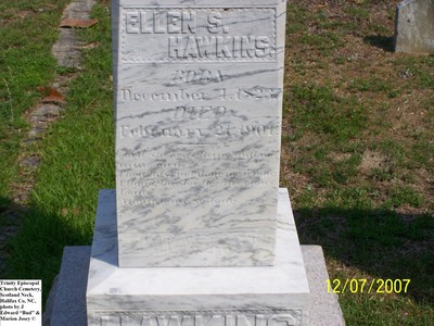 Hawkins, Ellen S,  Trinity Cem, Halifax Co, NC.jpg
