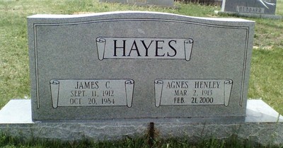 Hayes, James Carl & Agnes Henley, Hapzbeth Cem, Talladega Co, AL.jpg