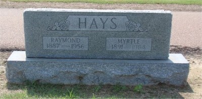 Hays, James Ramond & Myrtle Green, New Cleveland Cem, Bolivar Co, MS.jpg