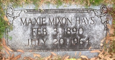 Hays, Maxie Adelia Mixon, Oakridge Cem, Coahoma Co, MS.jpg