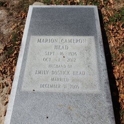 Head, Marion Cameron & Emily Louise Josey Bostick, Oakview Cem, Mitchel Co, GA.jpg