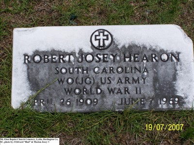 Hearon, Robert Josey War, Mt. Elam Baptist Cem, Darlington Co, SC.jpg