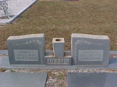 Helms, Arthur I & Maggie Henrietta Clary, Liveoak Cem, Okaloosa Co, FL.jpg