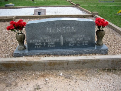 Henson, Marrice Kenney & Oddy May Roe, Granbury Cem, Hood Co, TX.jpg