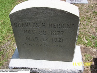 Herring, Charles Herbert, Trinity Cem, Halifax Co, NC.jpg