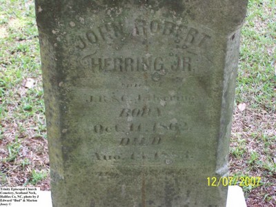 Herring, John Robert Jr,  Trinity Cemetery Scotlamd Neck, Halifax Co, NC.jpg