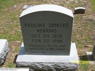 Herring, Pauline Shields, Trinity Cemetery Scotlamd Neck, Halifax Co, NC 779.jpg