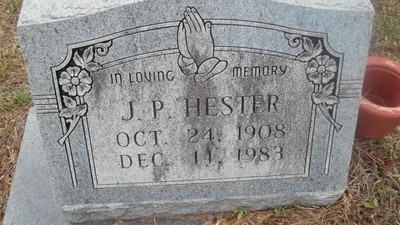 Hester, J P, Morse Cemetery, Jasper Co, TX.jpg