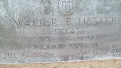 Hester, Walter Edward, Morse Cemetery, Jasper Co, TX.jpg