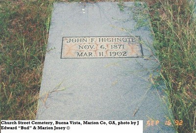 Highnote, John F, Buena Vista Cem, Marion Co, GA.jpg