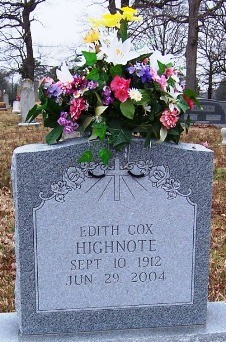 Highnote, Laura Edith Cox, Center Grove Cem, Cabarrus Co, NC.jpg
