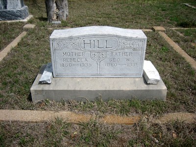 Hill, George W & Nancy Rebecca Platt, Rising Star Cem, Eastland Co, TX.jpg