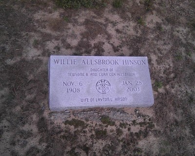 Hinson, Willie Allsbrook, Riverside Cemetery, Horry Co, SC.jpg