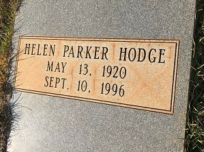 Hodge, Helen Parker, Oaklawn Cem, Peach Co, GA.jpg