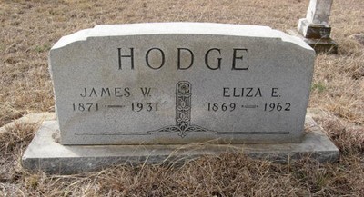 Hodge, James William & Eliza Lynch, Riverside Cem, Bosque Co, TX.jpg