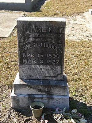 Hodges, Ernest J, Downs Cem, Washington Co, GA.jpg