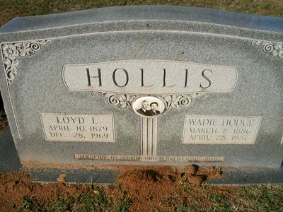 Hollis, Loyd Leeton & Wadie Hodge, Antioch Cem, Union Parish, LA.jpg