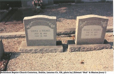 Holmes, Minnie Laurie Josey, Bethlehem Cem, Laurens Co, GA.jpg