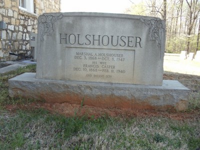 Holshouser, Marshal A & Frances Casper, Organ Cem, Rowan Co, NC.jpg