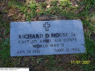 House, Richard D Jr War, Trinity Cem, Halifax Co, NC.jpg