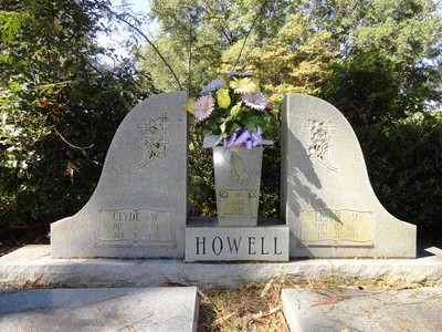 Howell, Clyde Wm & Lessie V Murkerson, Oak City Cem, Decatur Co, GA.jpg