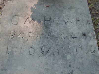 Howell, George Monroe, Howell Cemetery, George Co, MS.jpg