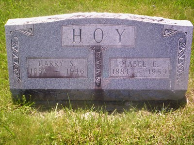 Hoy, Harry Smith & Mabel Emma Rimmey, Lutheran Cem, Centre Co, PA.jpg