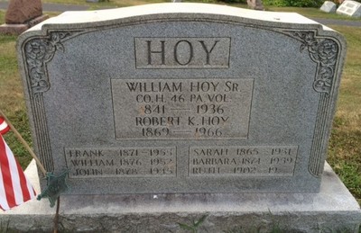Hoy, William H, Houserville Cem, Centre Co, PA.jpg