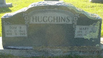 Hugghins, Thomas R & Mary Colland Wornick, Mixon Cem, Cherokee Co, TX.jpg