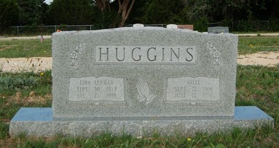 Huggins, Giles & Lena Lehman, Bear Creek Cem, Burnet Co, TX.jpg