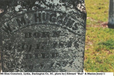 Huggins, William Middleton, Mt Elon Cem, Darlington Co, SC.jpg