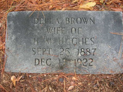 Hughes, Della Brown, Cedar Creek Cemetery, Lee Co, SC.jpg