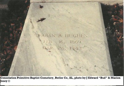 Hughes, Laban A, Consolation Cem, Butler Co AL.jpg