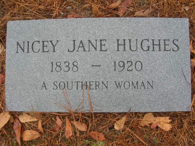 Hughes, Nicey Jane McLeod, Cedar Creek Cem, Lee Co, SC.jpg
