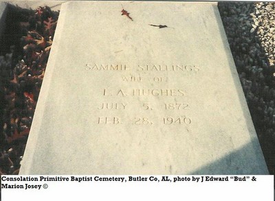Hughes, Sammie Stallings, Consolation Cem, Butler Co AL.jpg