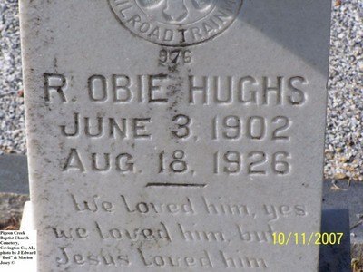 Hughs, R Obie, Pigeon Creek Baptist Cem, Covington Co, AL.jpg