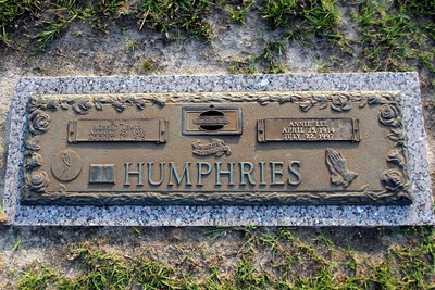 Humphries, Robert L & Annie Lee Hudgins, Mount Hope Cem, Florence Co, SC.jpg