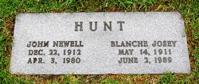 Hunt, John Newell & Blanche Ann Donaho Josey, Forest Park Cem, Harris Co, TX.jpg