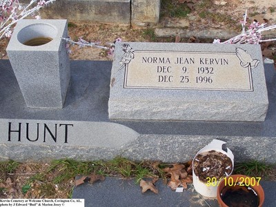 Hunt, Norma Jean Kervin, Kervin Cem, Covington Co, AL.jpg