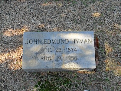 Hyman, John Edmund, Brownwood Cem, Washington Co, GA.jpg