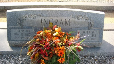 Ingram, Joseph Lee & Alfla Bean, Shephard Cem, Miller Co, GA.jpg