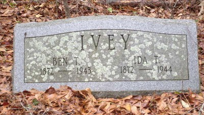 Ivey, Ben T & Ida Tanner, Jones Cem, Washington Co, GA.jpg