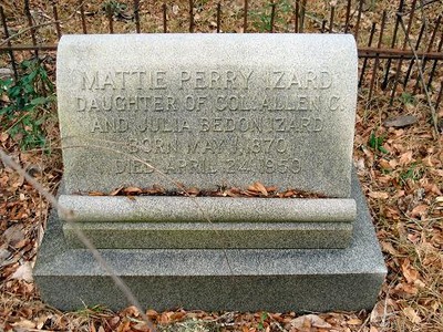 Izard, Mattie Perry, Live Oak Cemetery, Colleton Co, SC.jpg