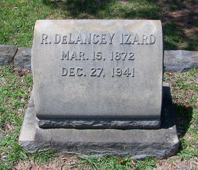 Izard, Ralph DeLancey, Elmwood Cemetery, Richland Co, SC.jpg