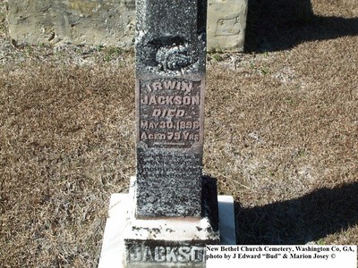 Jackson, Irwin, New Bethel Church Cem, Washington Co, GA.jpg