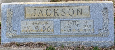 Jackson, Ivan Taylor & Katie Tanner, Pleasant Grove Cem, Johnson Co, GA.jpg