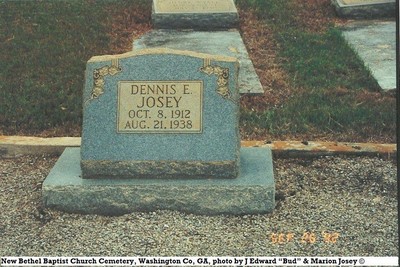 Josey, Dennis Eugene, New Bethel Cem, Washington Co, GA.jpg