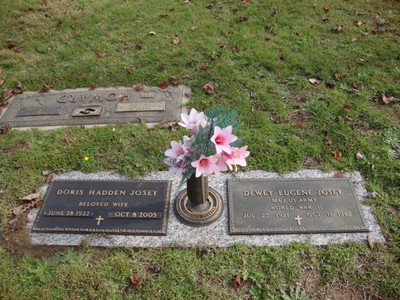 Josey, Dewey & Doris Hadden, Wood Memorial Park Cemetery, Spartinburg Co, SC.jpg