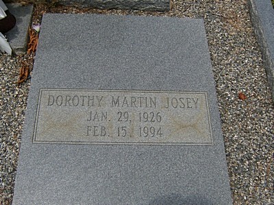 Josey, Dorothy Martin, Salem Baptist Church Cemetery, Baldwin Co, GA.jpg